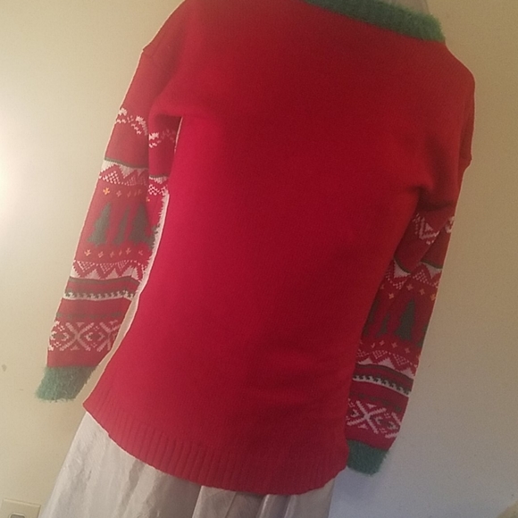 United states sweater size xs camping reindeer - Picture 4 of 6